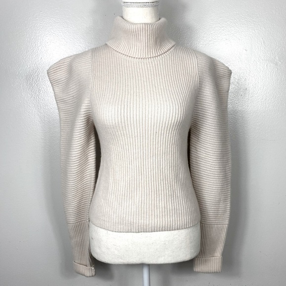 ALC “Maura” wool/cashmere ribbed knit Sweater - Picture 1 of 12